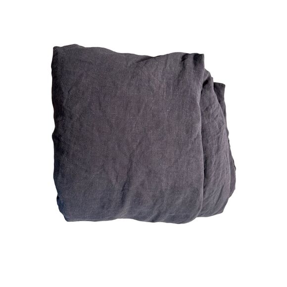Parachute Linen Duvet Cover King/Cal King Dark Grey - Picture 1 of 7